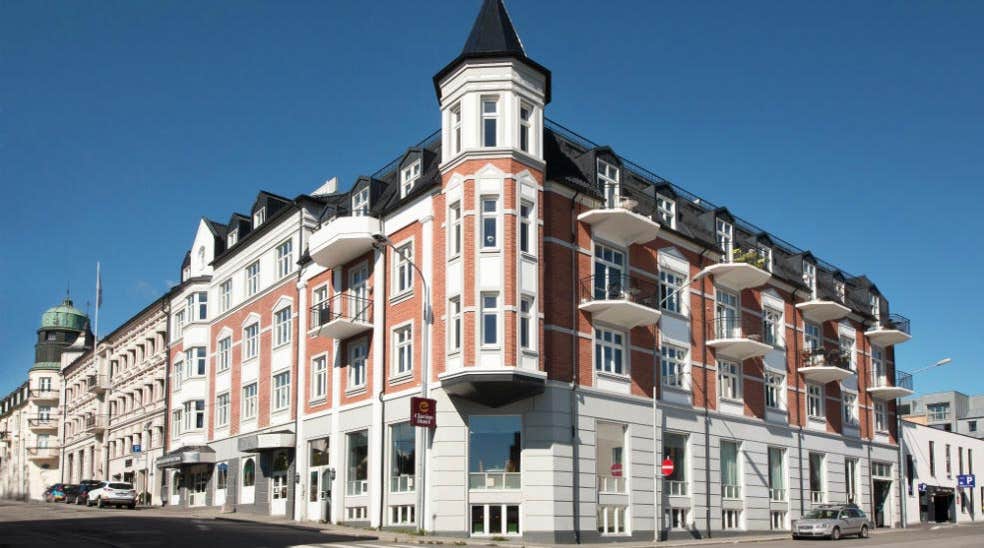 Facaden på Clarion Collection Hotel Grand Gjøvik