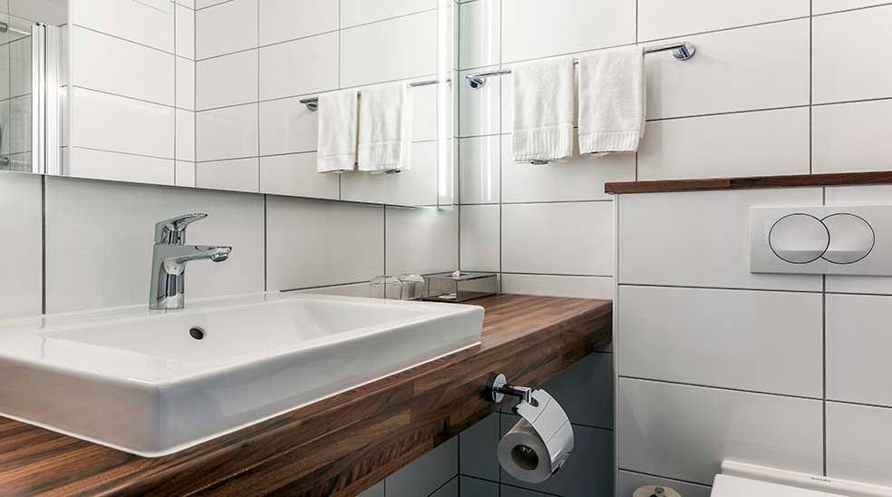 Dobbeltværelse Standard badeværelse med håndvask hos Clarion Collection Hotel Victoria Jönköping